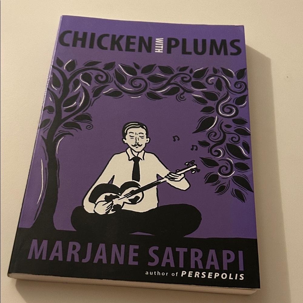 Purple and Black Graphic Novel